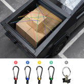 16 db-os válogatott közepes és hosszú bungee zsinórpánt készlet - Tesla Cybertruck ágy